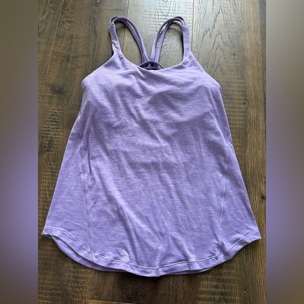 Lululemon Movement to Movement Tank - size 6 Purple Women's Tank Top